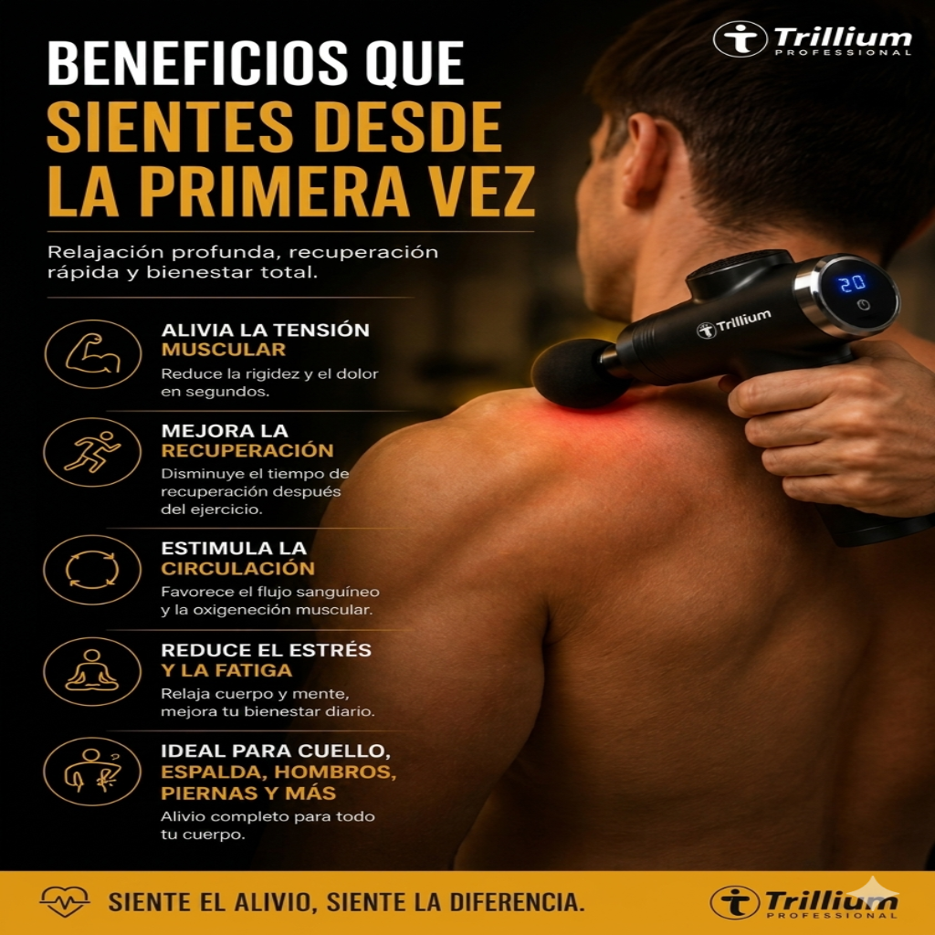 Masajeador Profesional: Terapia de Alivio Muscular Profundo
