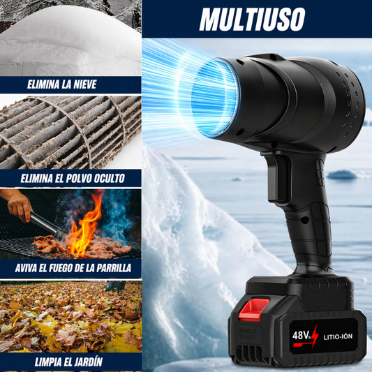 Soplador Portátil Inalámbrico 48V de Alta Potencia