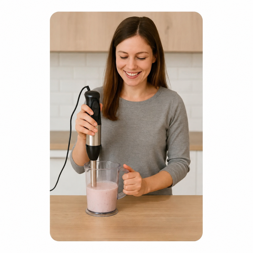 Batidora de Inmersión Trillium 6 en 1 1100W + Regalo Encendedor Eléctrico Recargable