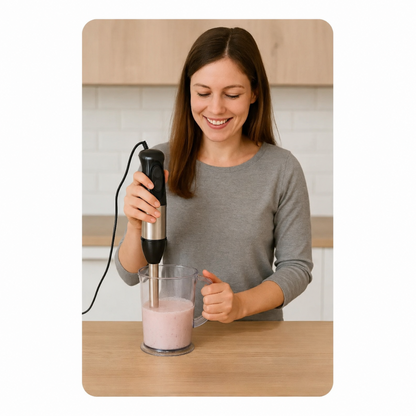 Batidora de Inmersión Trillium 6 en 1 1100W + Regalo Encendedor Eléctrico Recargable