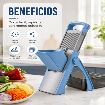 Cortador de Vegetales Multifuncional 4 en 1 Plegable