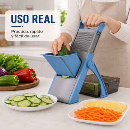 Cortador de Vegetales Multifuncional 4 en 1 Plegable