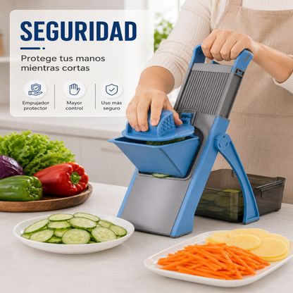 Cortador de Vegetales Multifuncional 4 en 1 Plegable