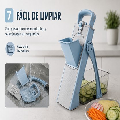 Cortador de Vegetales Multifuncional 4 en 1 Plegable