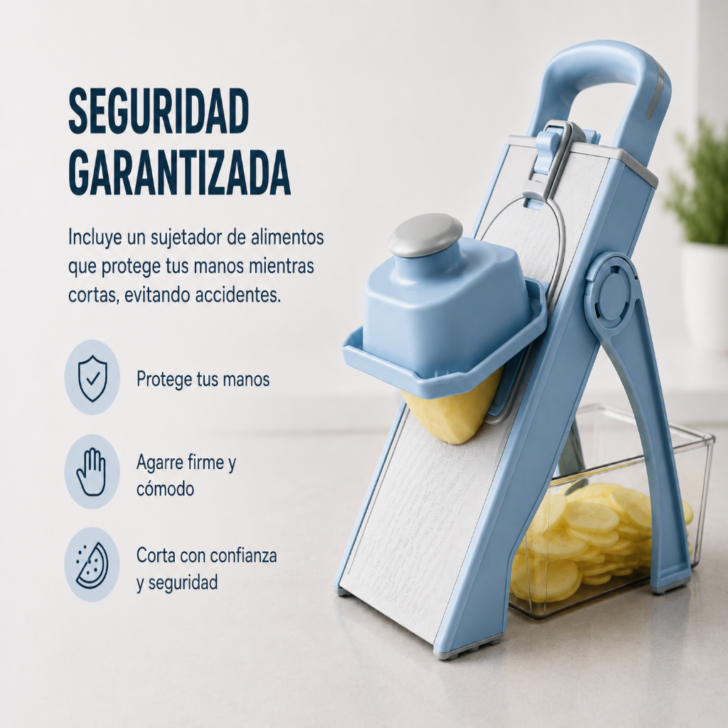 Cortador de Vegetales Multifuncional 4 en 1 Plegable