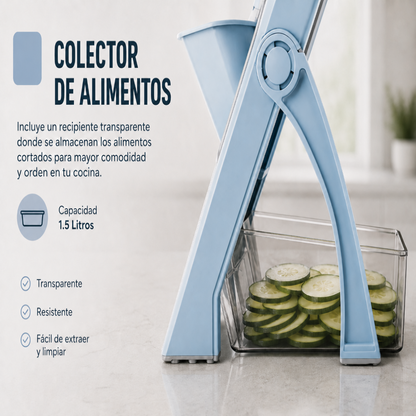 Cortador de Vegetales Multifuncional 4 en 1 Plegable
