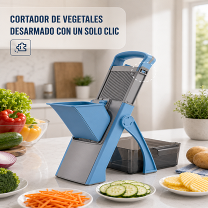 Cortador de Vegetales Multifuncional 4 en 1 Plegable